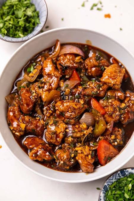 chicken manchurian dry & gravy